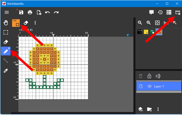 StitchSketchEx 101 – Creating a new chart for Cross Stitch - Mozusystems